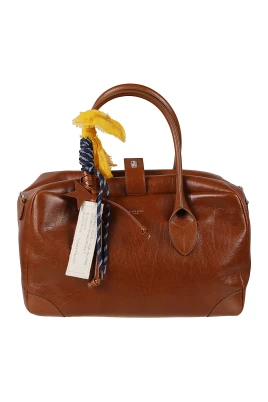 Vita Medium Läder Tote