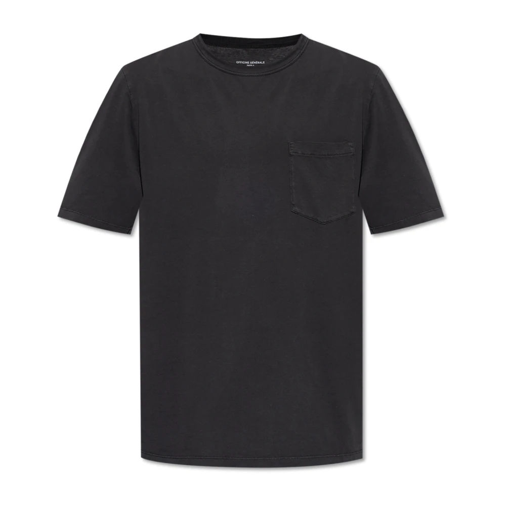 Officine Générale Zak T-shirt Black Heren