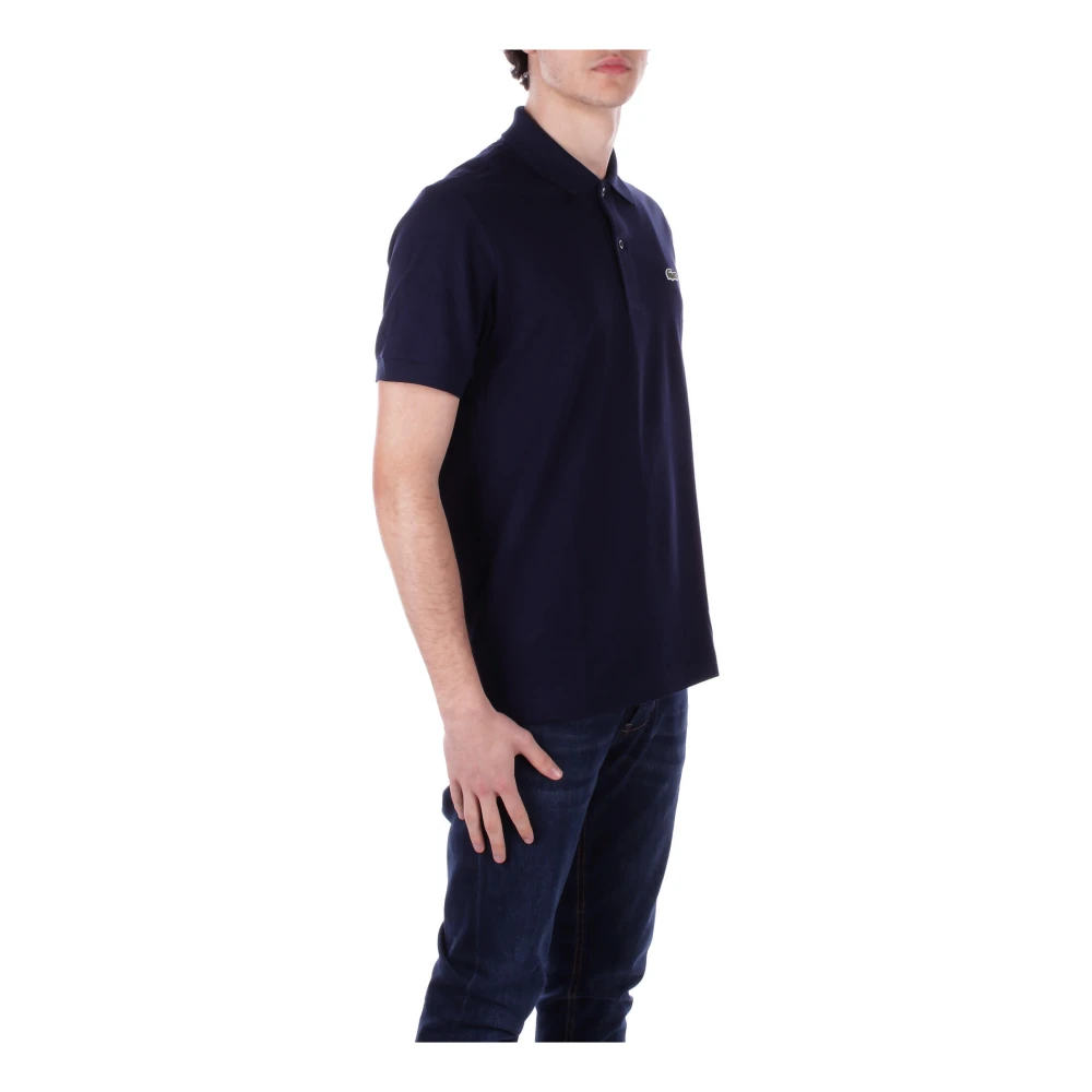 Lacoste Blauwe Polo T-shirts en Polos Blue Heren