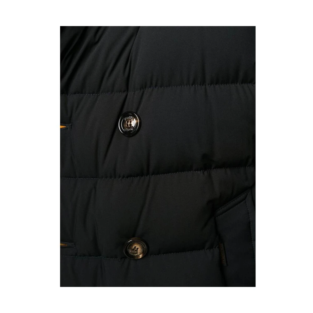 Moorer Klassiek Donkerblauw Gewatteerd Buitenkleding Blue Heren