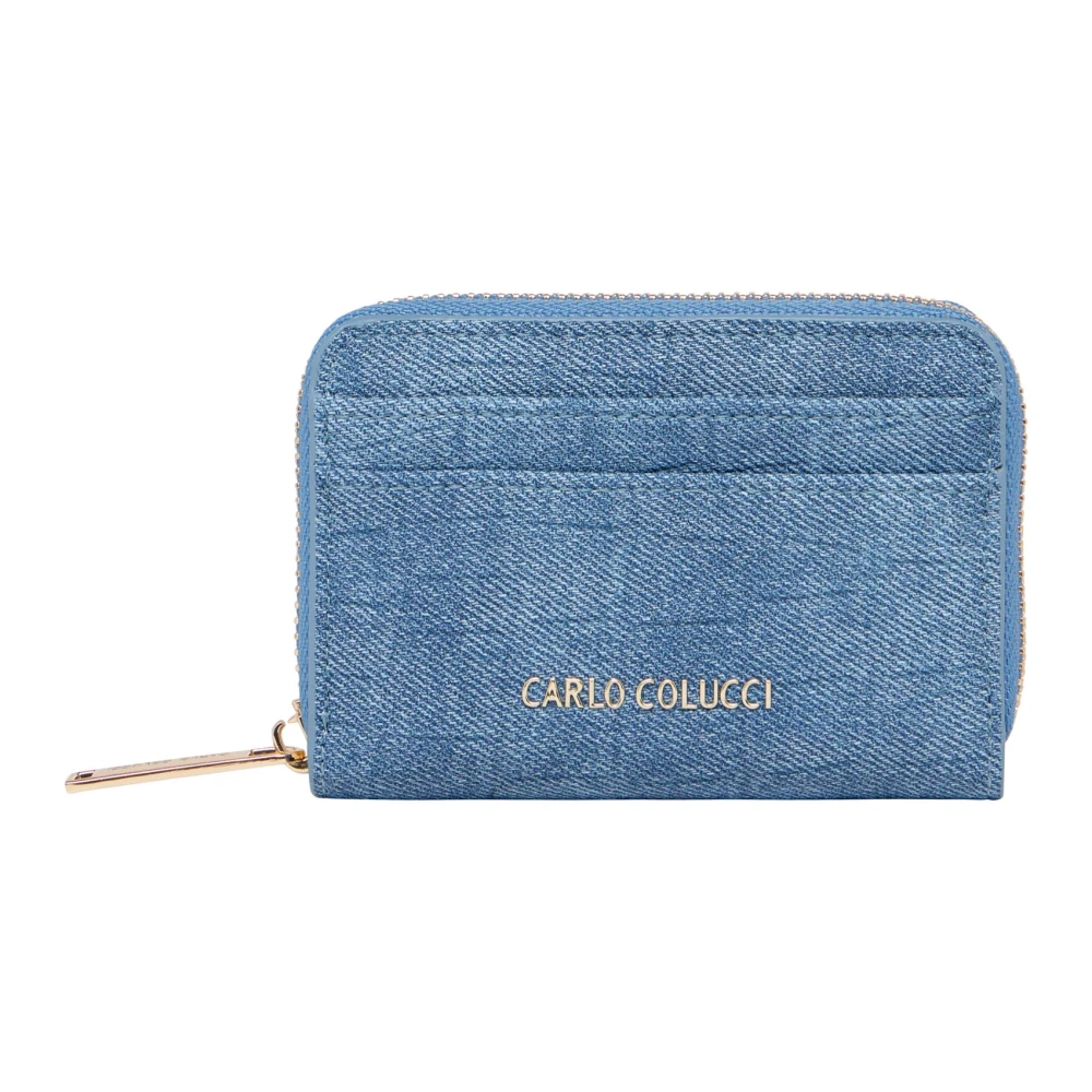 Carlo Colucci Women's Blue Wallets & Cardholders, One Size, Small Wallet