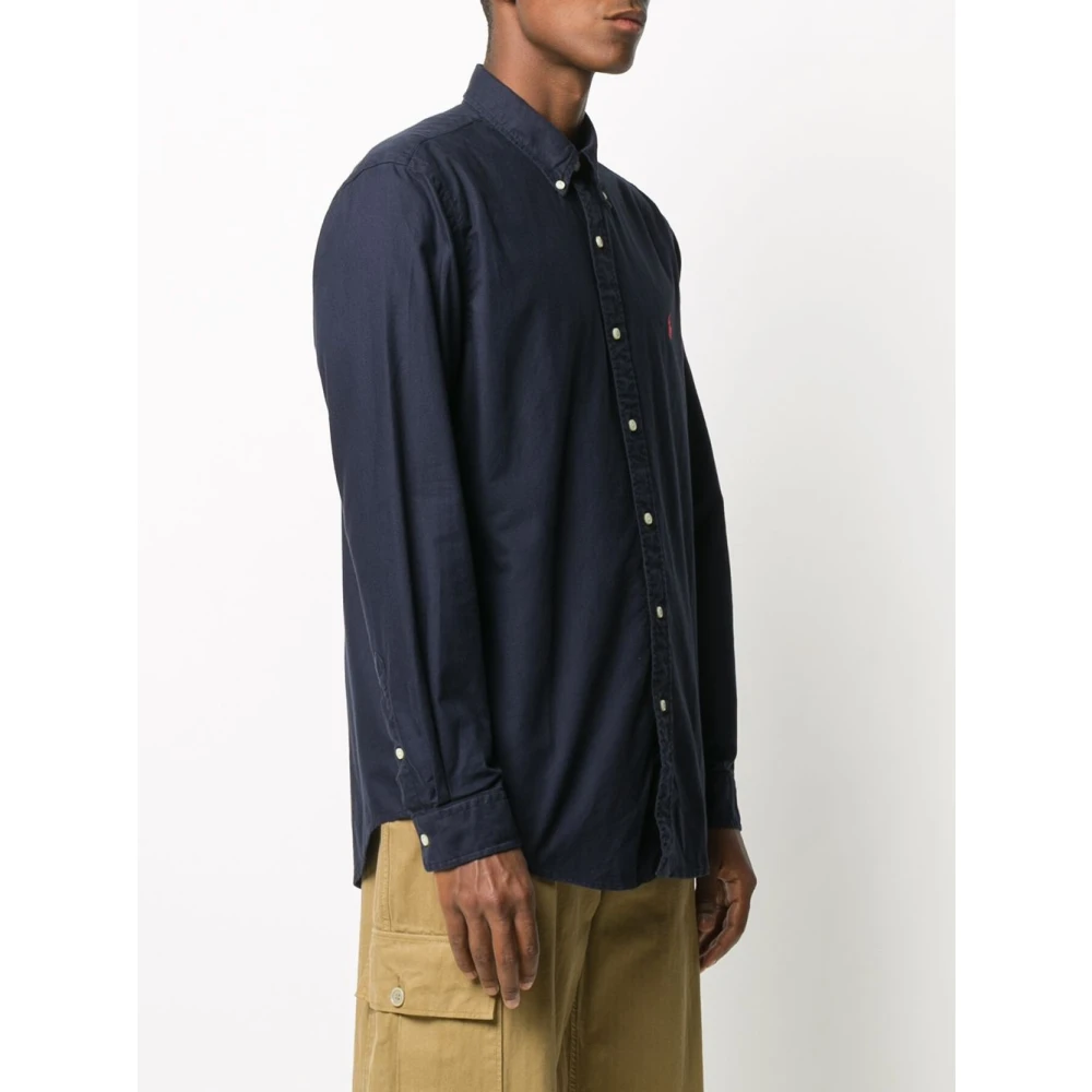 Polo Ralph Lauren Klassiek Blauw Overhemd voor Mannen Blue Heren