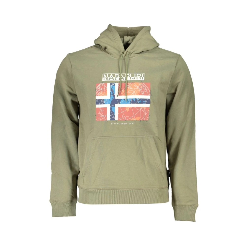 Napapijri Groen Fleece Sweatshirt Green Heren