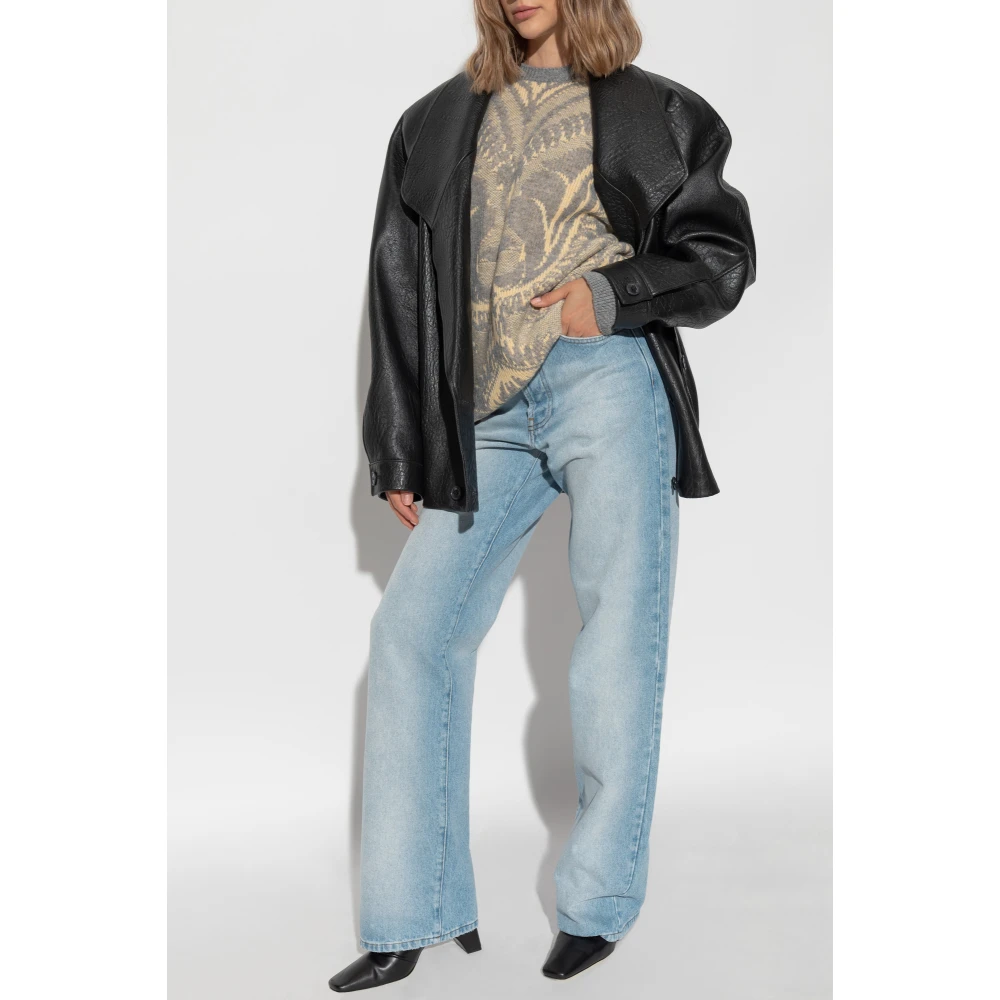 ETRO Gebreide trui met patroon Gray Dames