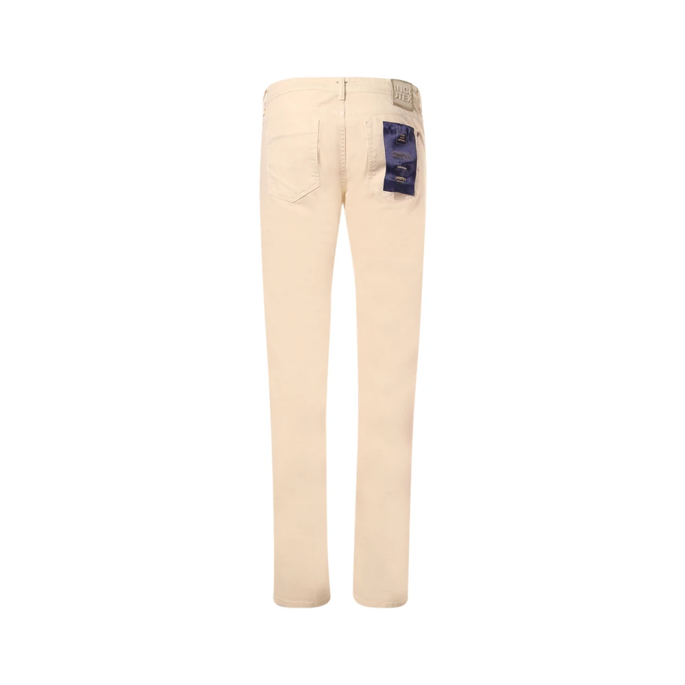 Incotex Blauwe Divisie Mascarpone Jeans Beige Heren