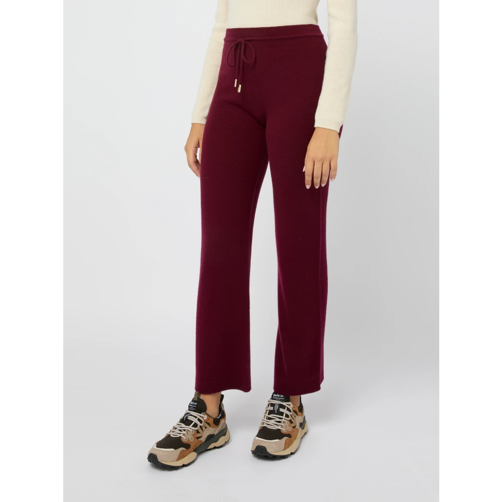 Vanisé Kasjmierbroek Bordeaux Aw24 Vrouwen Purple Dames