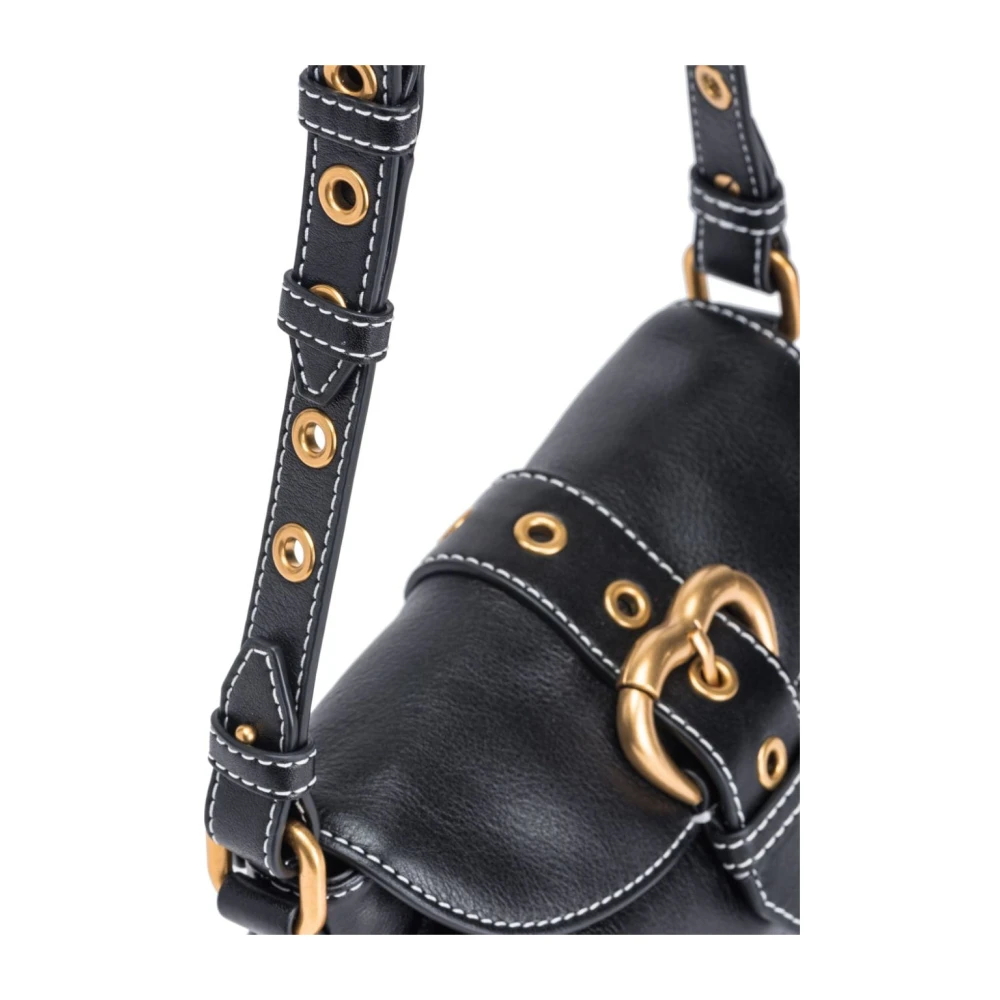 pinko Stijlvolle Zwarte Tassen Black Dames