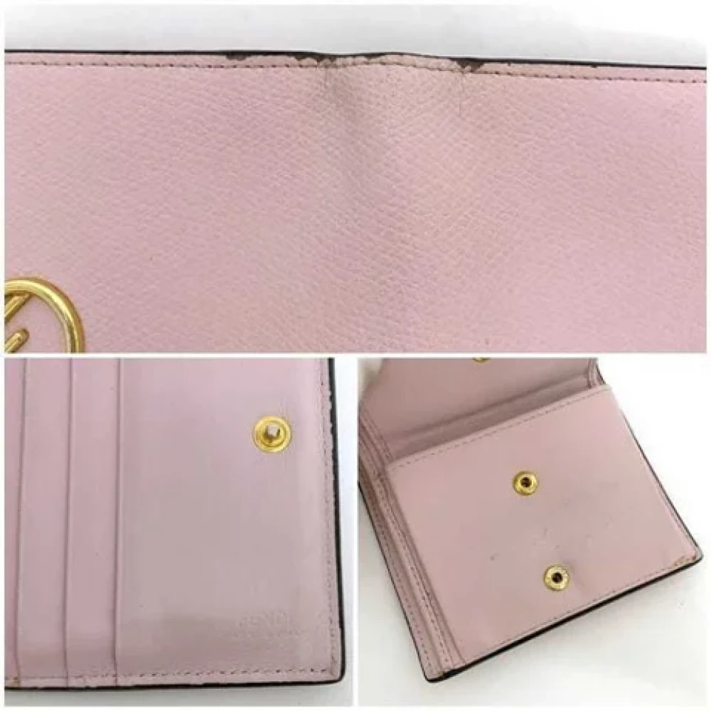 Fendi Vintage Pre-owned Leather wallets Pink Dames