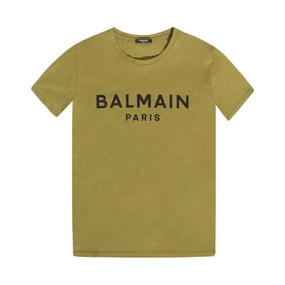 Balmain - Tops > T-Shirts - Green - Balmain - Modalova