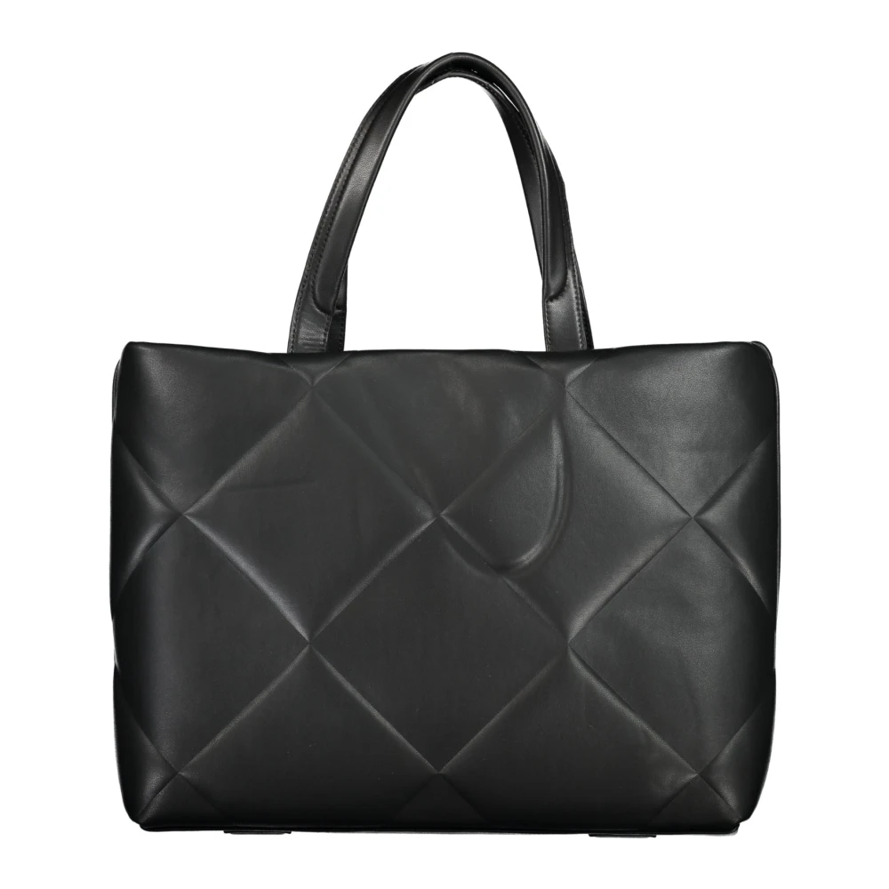Calvin Klein Zwarte schoudertas met interne zakken Black Dames
