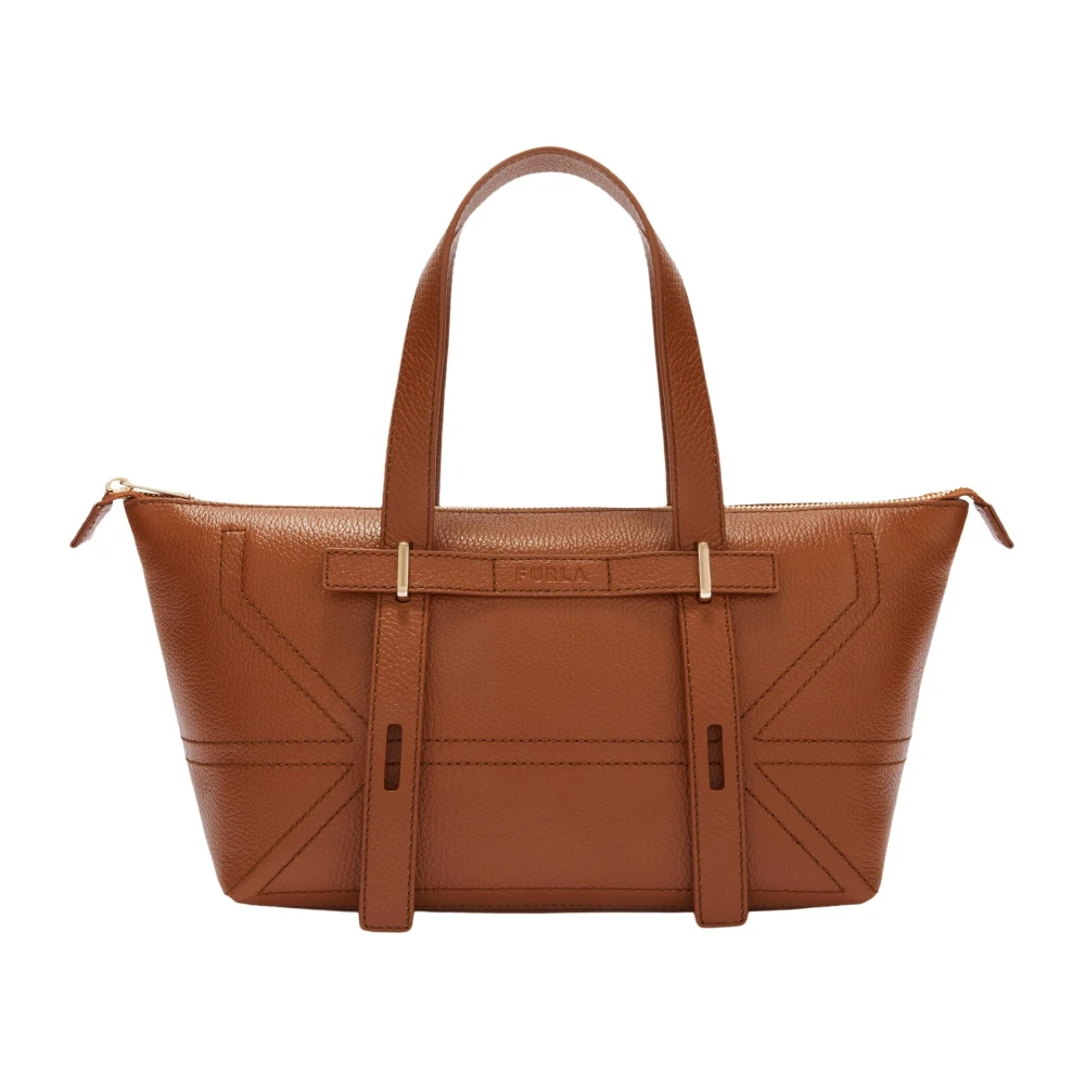 Furla Edra Tote Tas Brown Dames