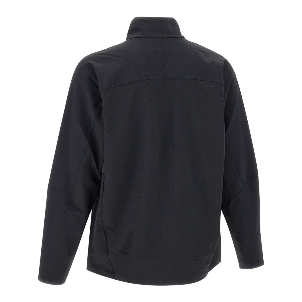 ROA Zwarte Softshell Jas met Ritssluiting Black Heren