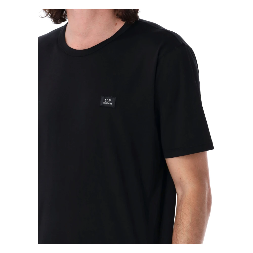 C.P. Company Logo Patch Jersey T-Shirt Black Heren