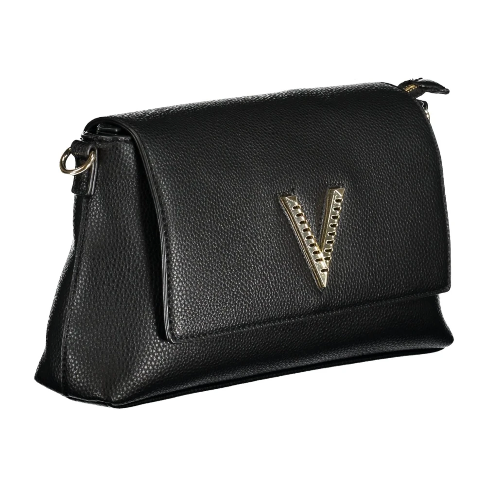 Valentino by Mario Valentino Zwarte Schoudertas met Verstelbare Band Black Dames