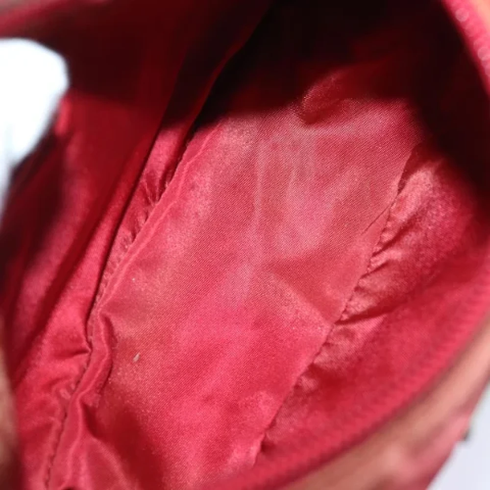 Prada Vintage Pre-owned Fabric prada-bags Red Dames