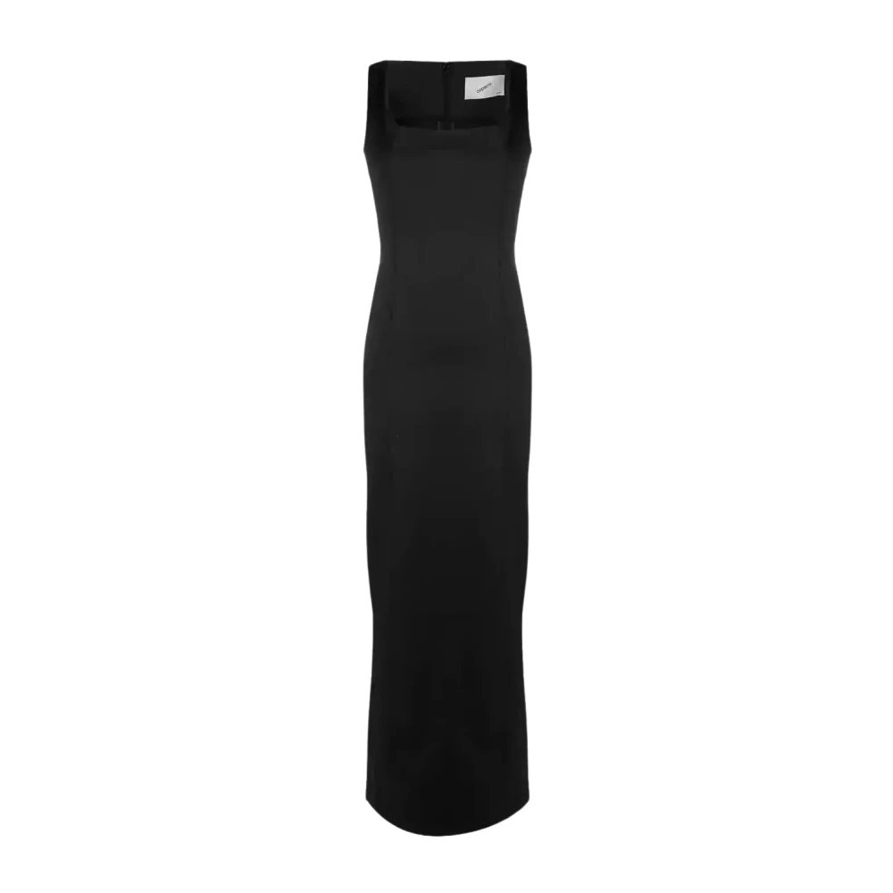 Coperni Zwarte potlood maxi jurk Black Dames