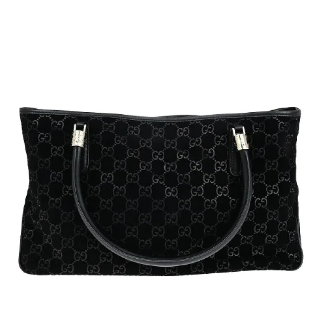 Gucci Vintage Pre-owned Suede gucci-bags Black Dames