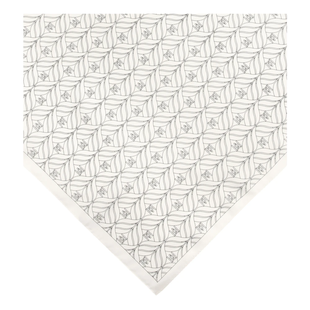 Kazar Roomzijden sjaal met driedimensionaal patroon Beige Dames
