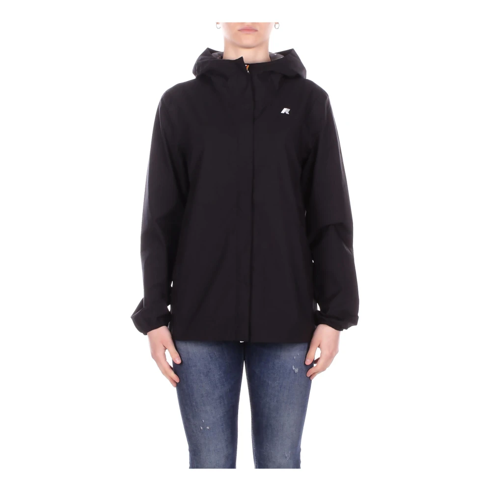 K-Way Femme Noir Sport, Taille: 42 Fr Marguerite Stretch Dot Jacket