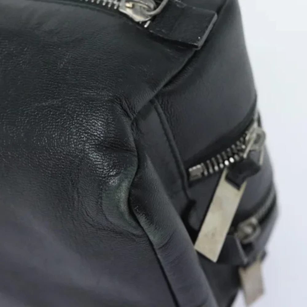 Gucci Vintage Pre-owned Leather clutches Black Dames