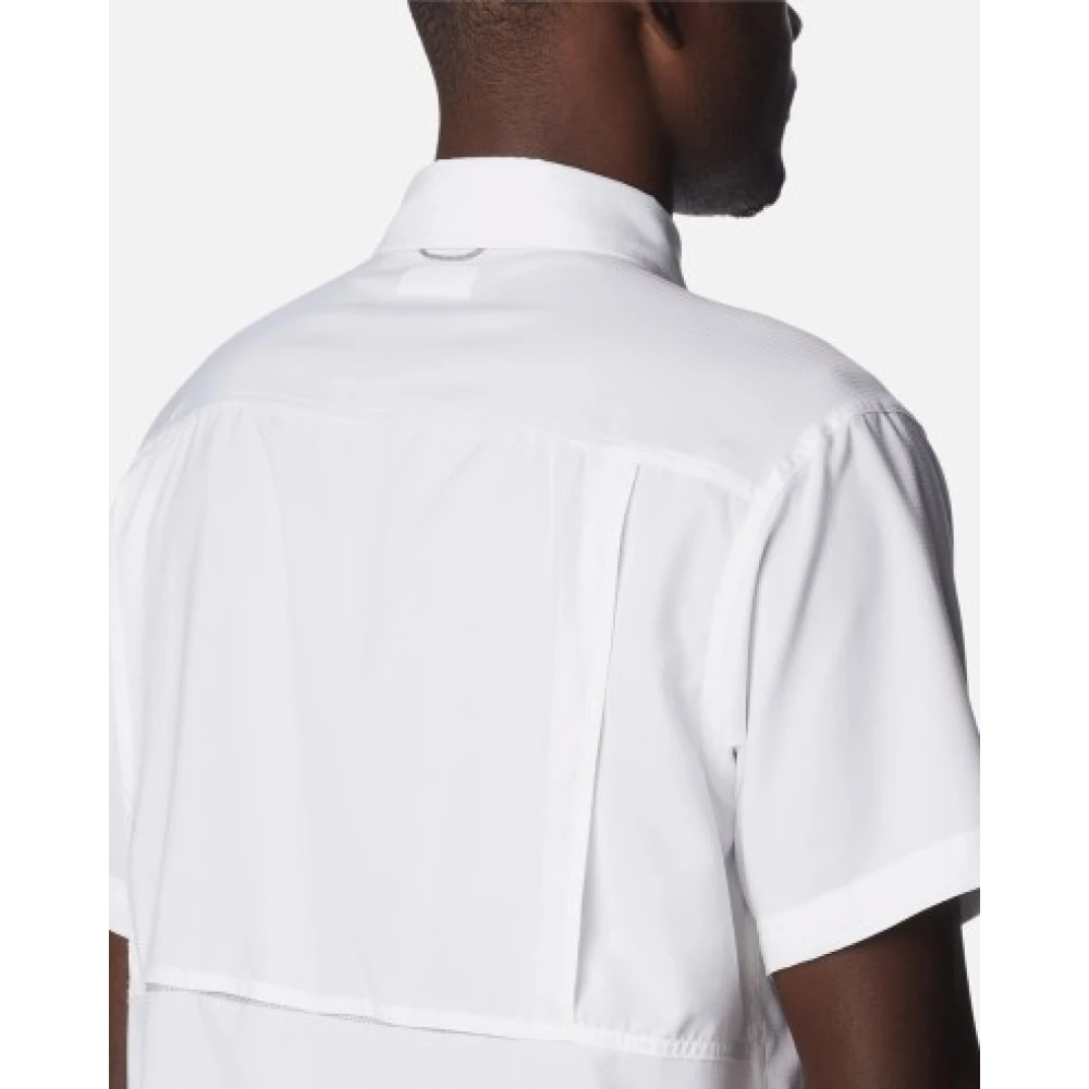 Columbia Heren Gerecyclede Polyester Shirt White Heren