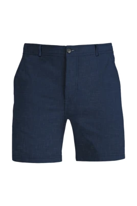 Enfärgade Linne Bermuda Shorts