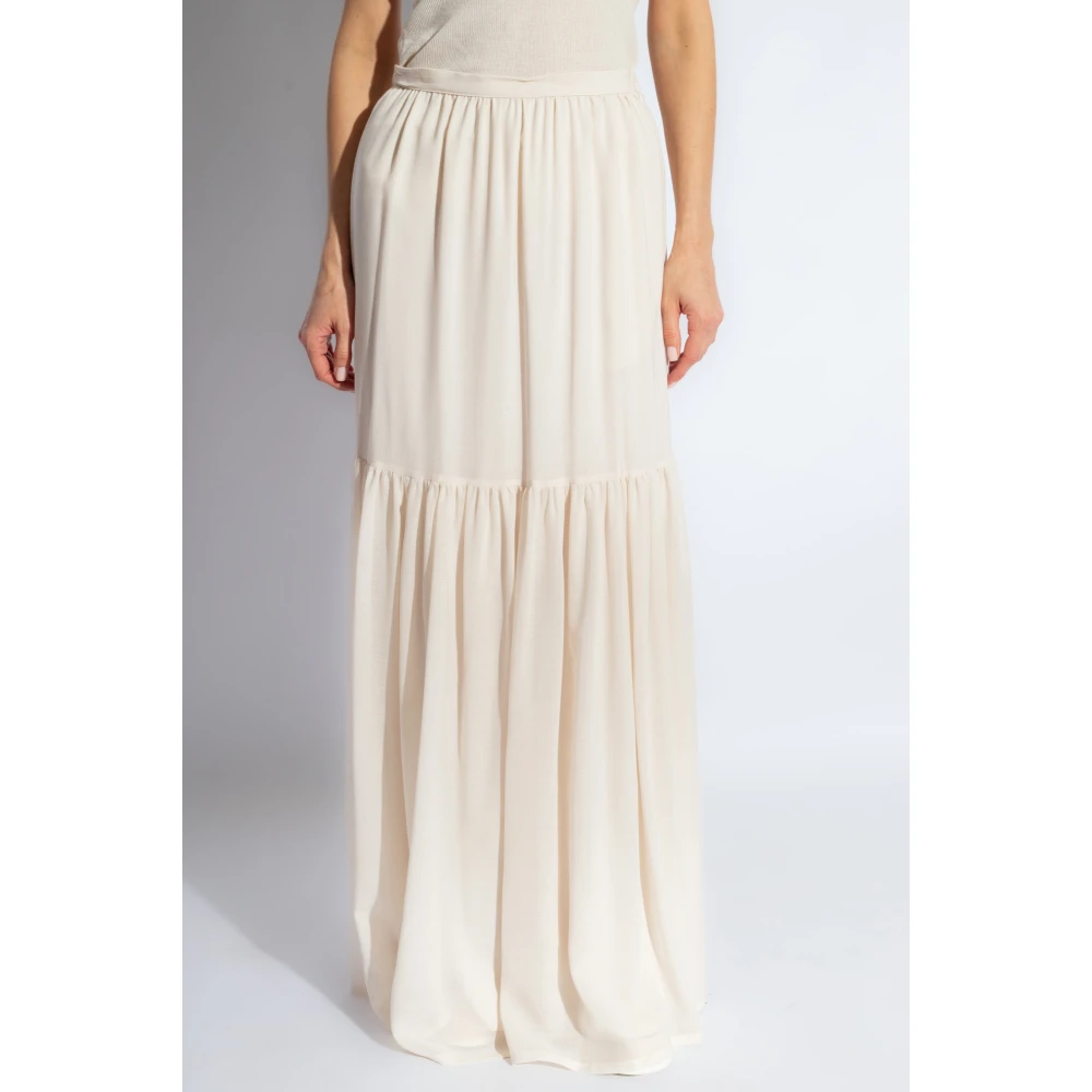 Max Mara Cafila wollen rok Beige Dames