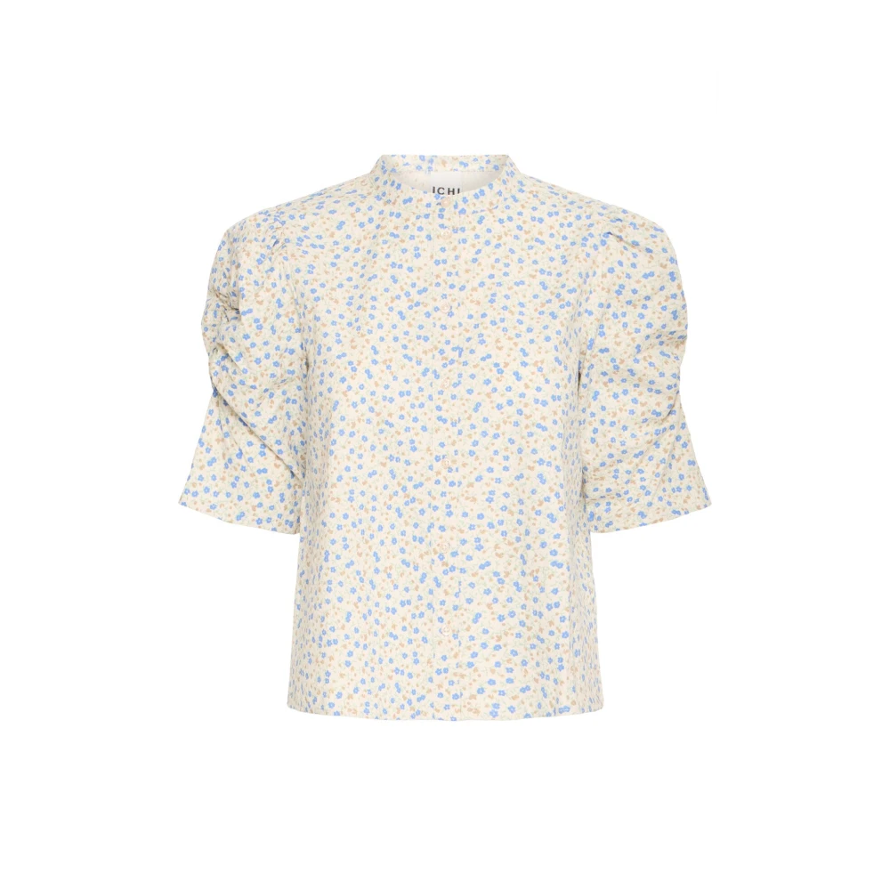 Ichi Women's Multicolor Blouses, S, Birch Flower Blouse