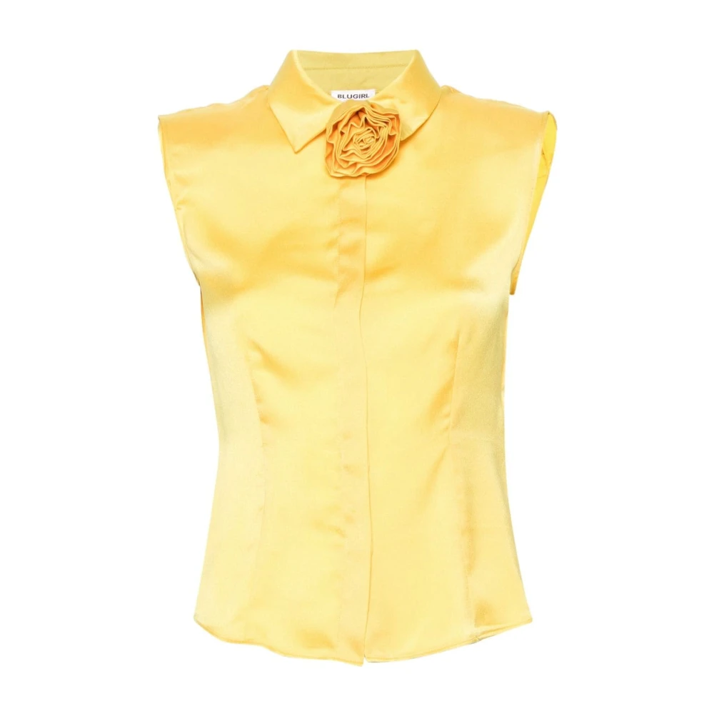 Blugirl Stijlvolle Shirts voor Vrouwen Yellow Dames
