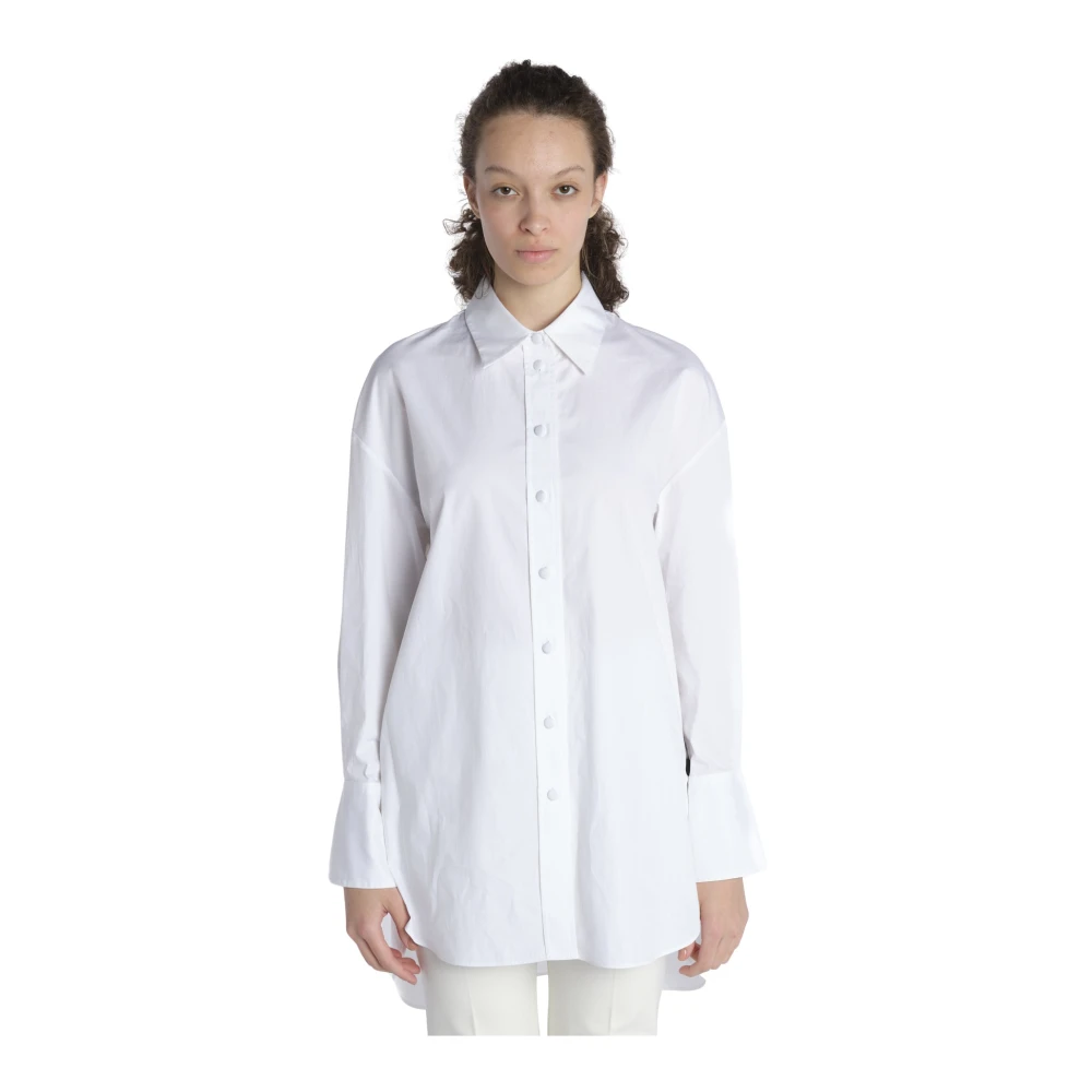 Joseph Witte Katoenen Overhemd van Berton White Dames
