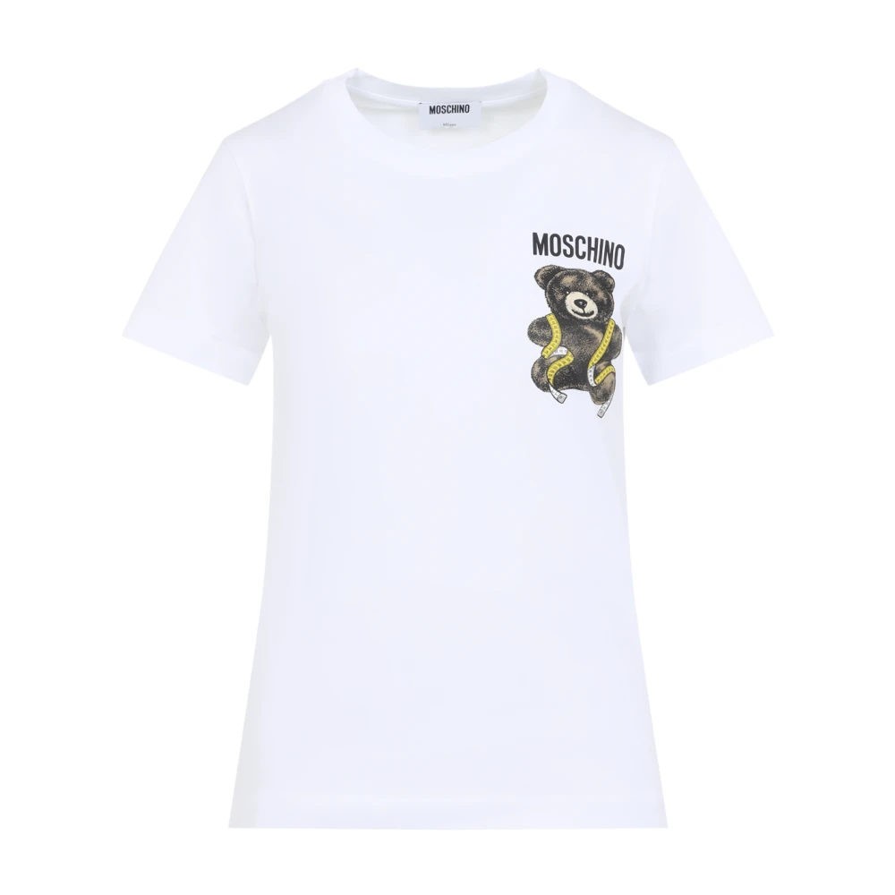 Moschino Women's White Mini Teddy Tee - T-Shirts - S - Tops