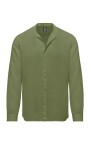 mandarin-collar-linen-shirt