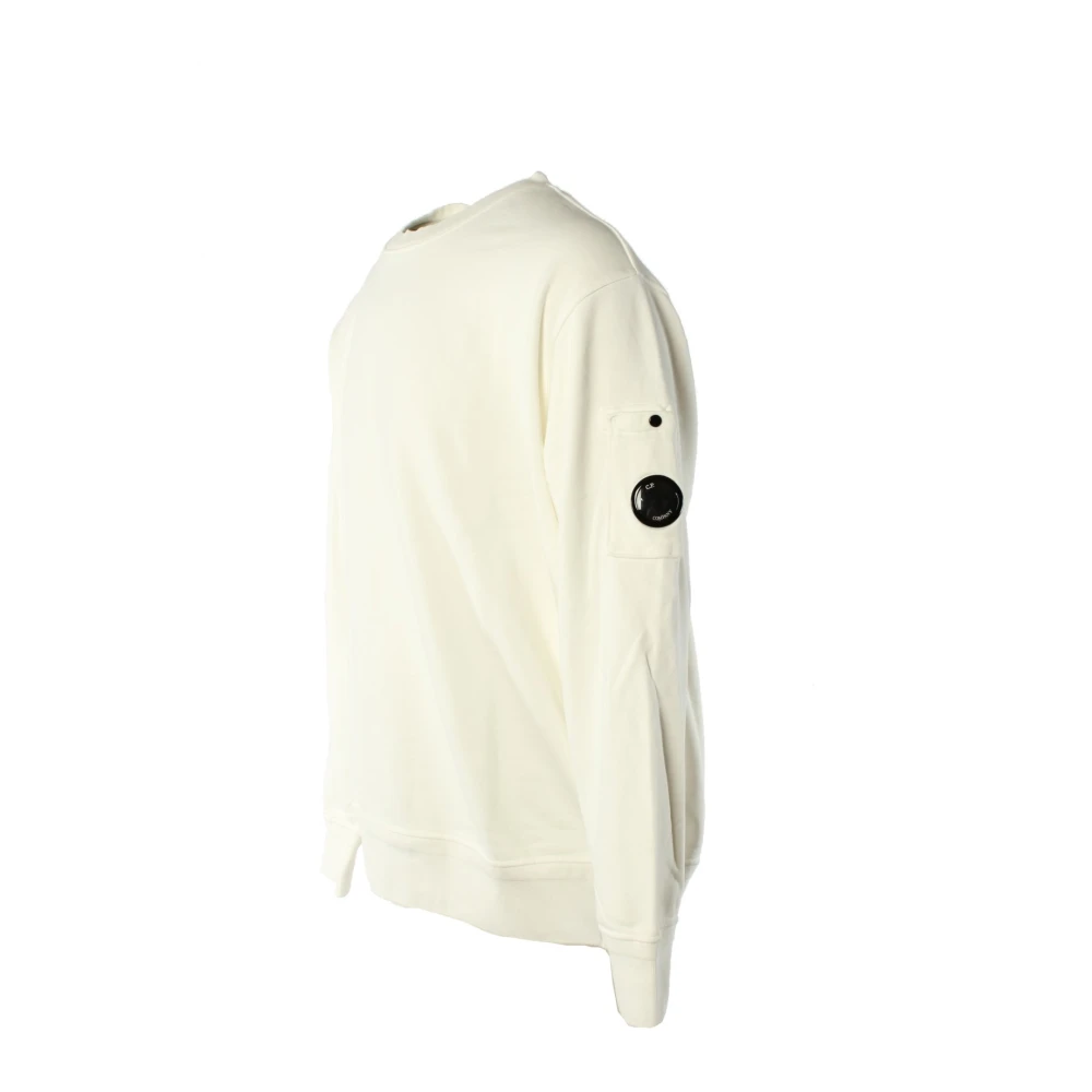 C.P. Company Witte Katoenen Sweater voor Heren White Heren