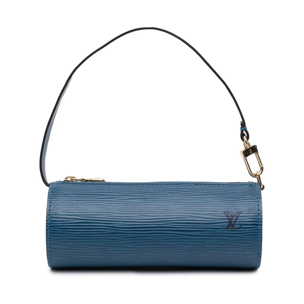Louis Vuitton Vintage Women's Blue Pre-Owned Cylindrical Handbag