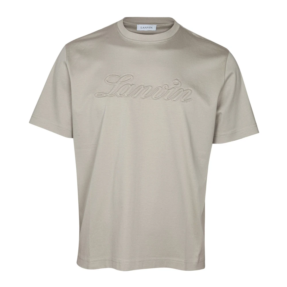 Lanvin - Tops > T-Shirts - Beige - Lanvin - Modalova