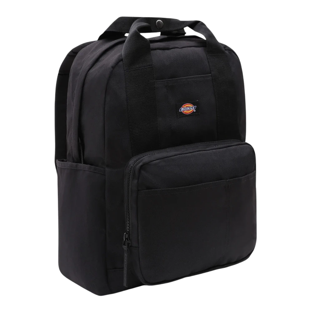Dickies Unisex Zwart Tassen One Size, Katoen, Lisbon Backpack