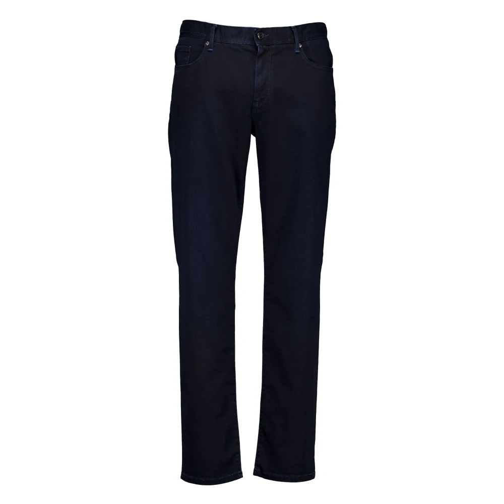 Alberto Men's Blue Pipe Jeans
