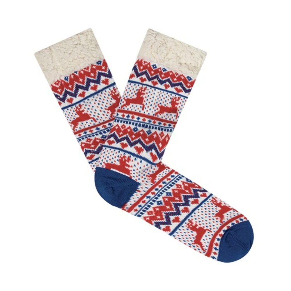 Cabaia Furry Socks Tofflor - Multifärgat Mönster Multicolor, Unisex