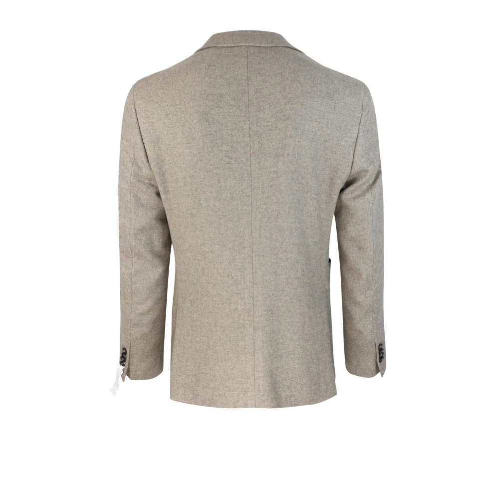 Manuel Ritz Klassieke Grijze Jas met Revers Gray Heren