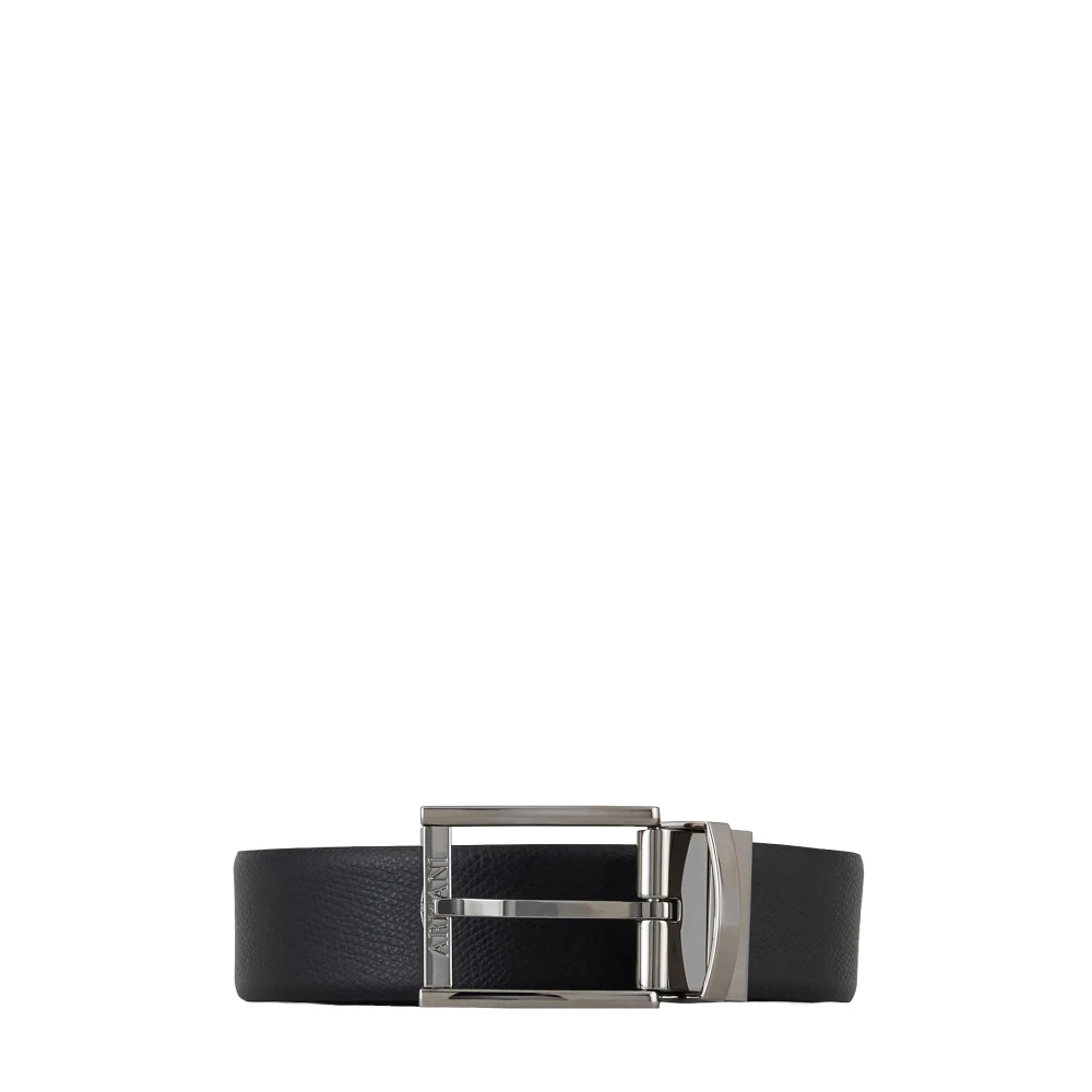 Emporio Armani Mannelijk Zwart Heren, Accessoires, Maat: One Size Leer,