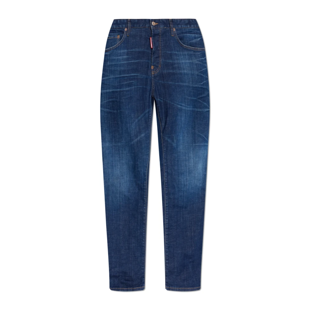 Dsquared2 Blue Loose Fit Jeans, Male, Xl, Jeans '642'