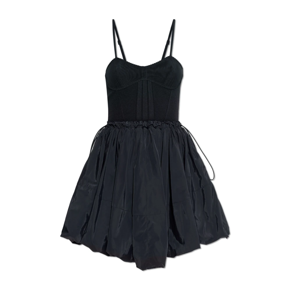 The Attico Women's Black Strappy Dress - Short Dresses - S - Dresses