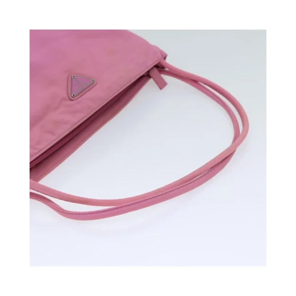 Prada Vintage Pre-owned Nylon prada-bags Pink Dames