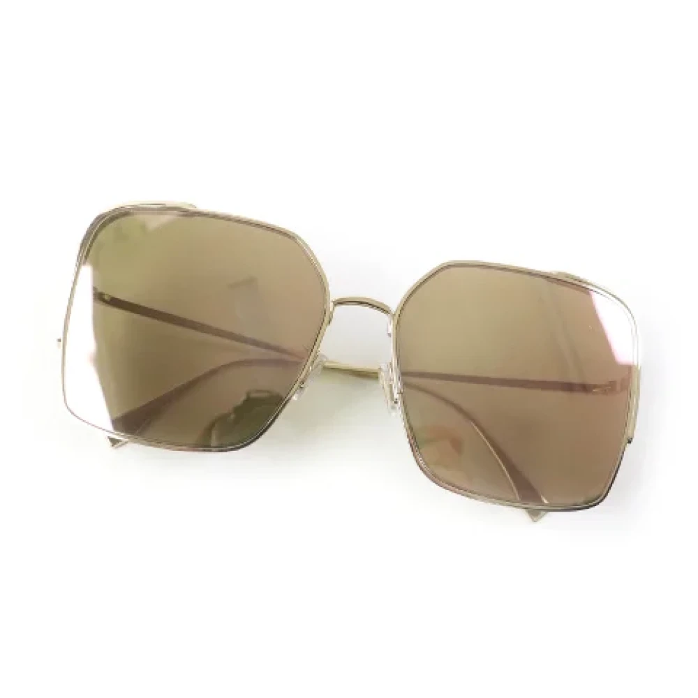 Fendi Vintage Pre-owned Fabric sunglasses Yellow Dames