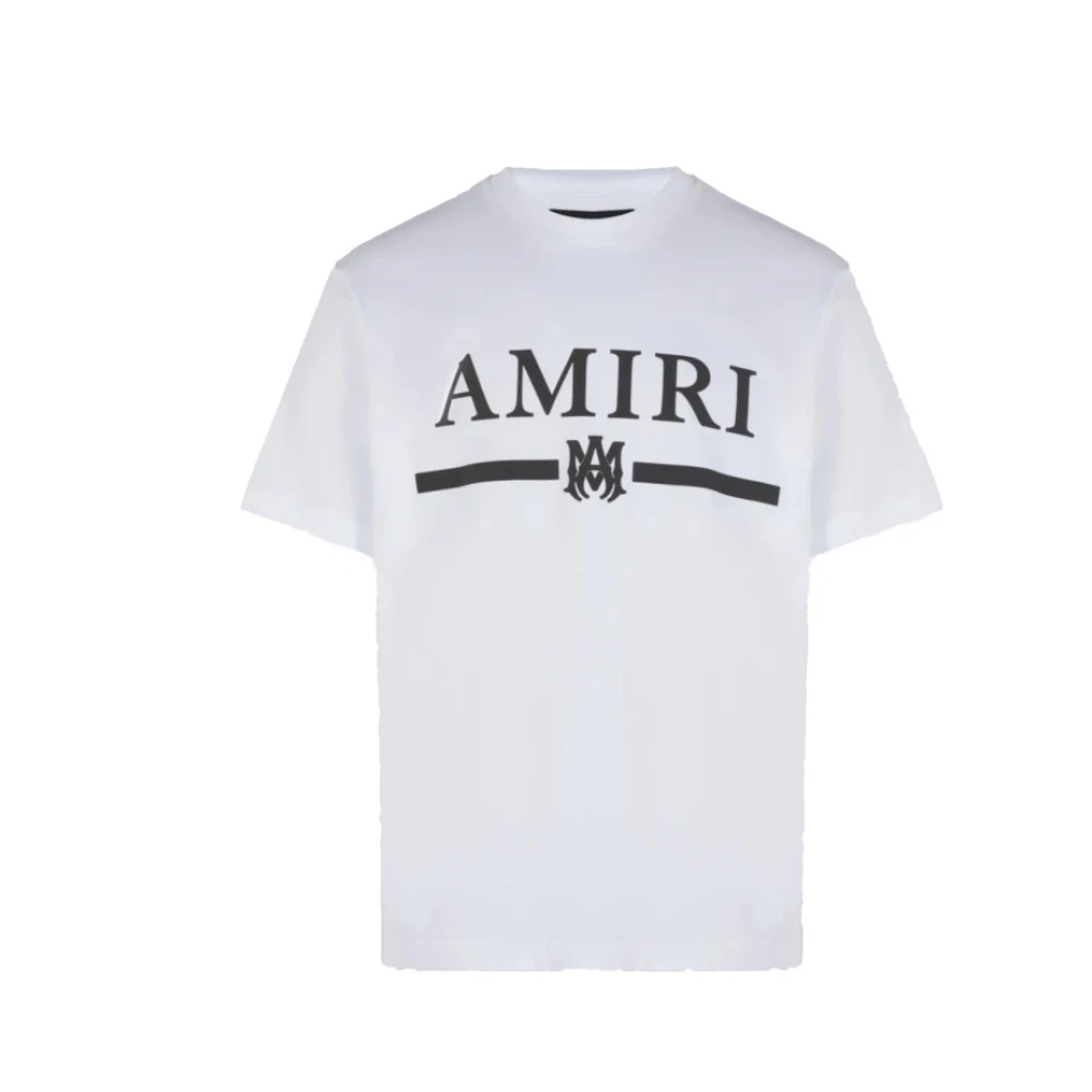 Amiri White T-Shirts, Male, 2XL, Core Logo Tee