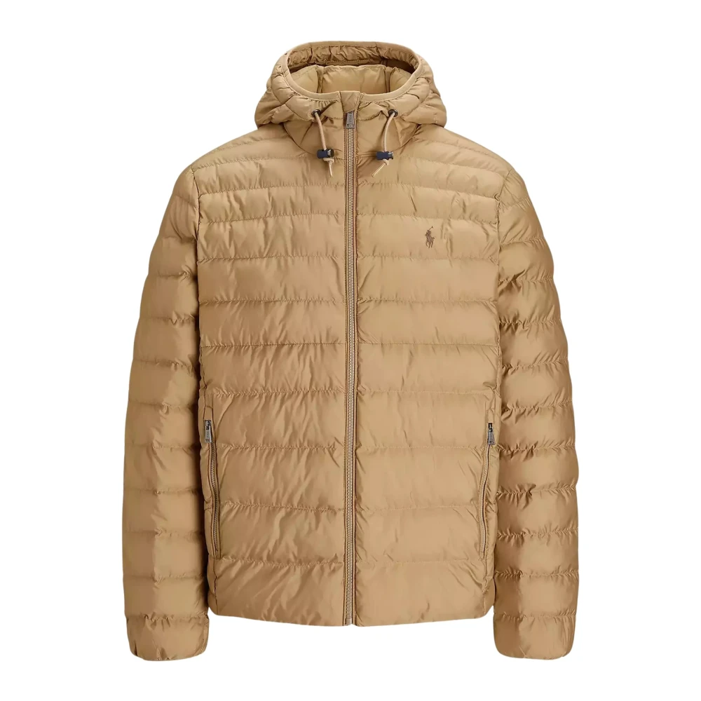 Ralph Lauren Gewatteerde jas met capuchon Beige Heren