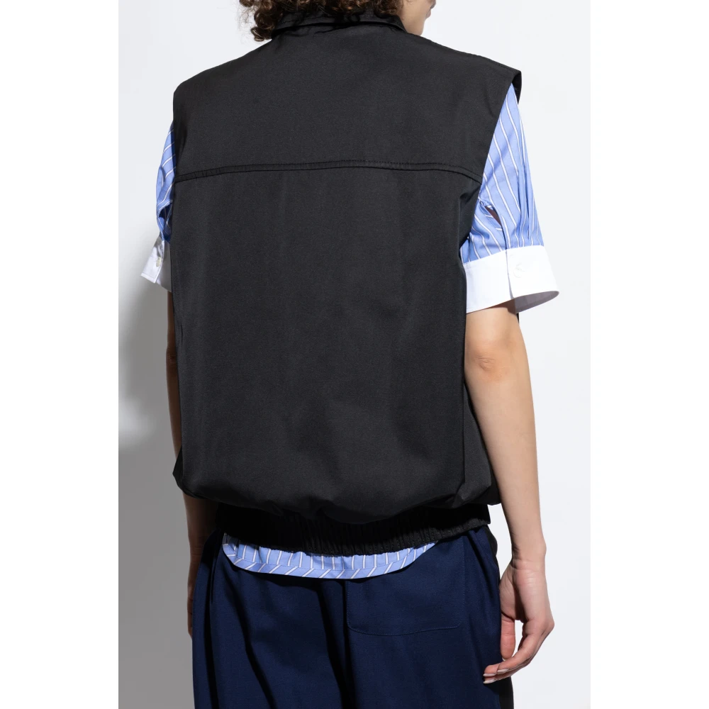 Marni Vest met logo Black Dames
