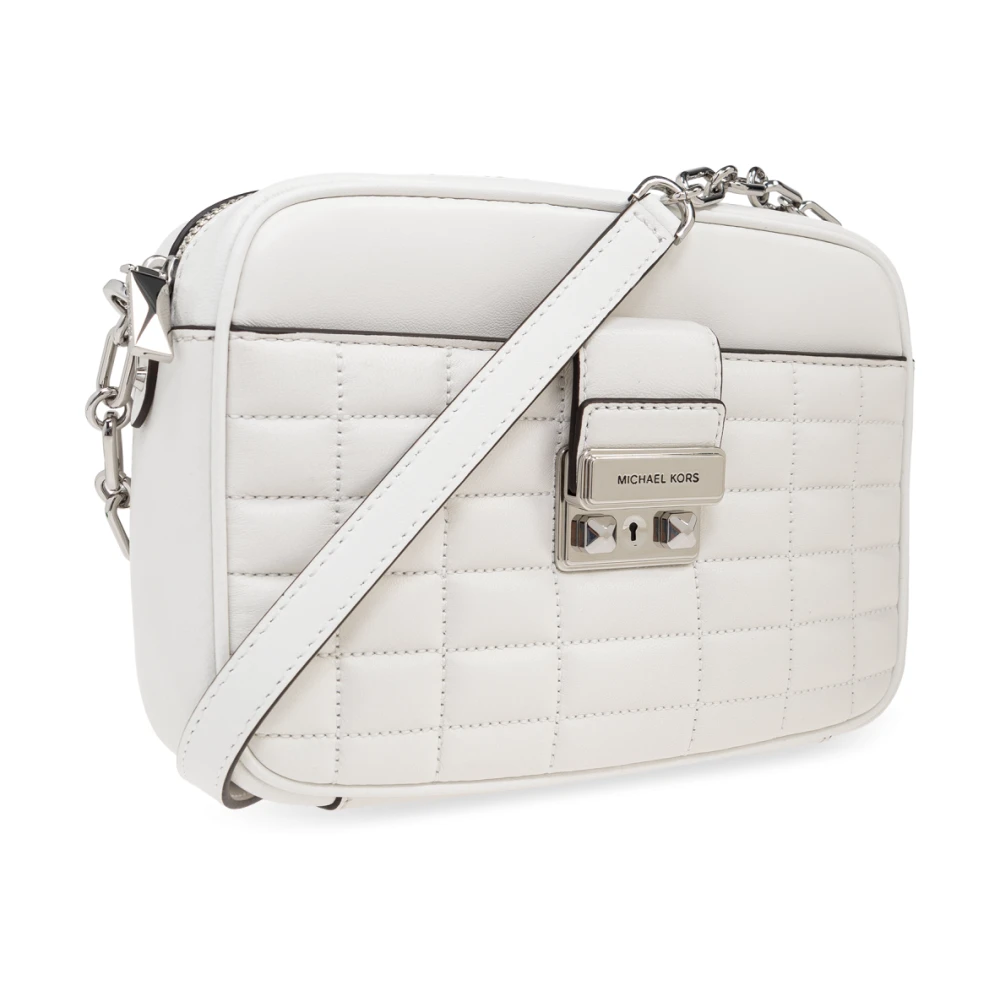 Michael Kors Tribeca Schoudertas White Dames