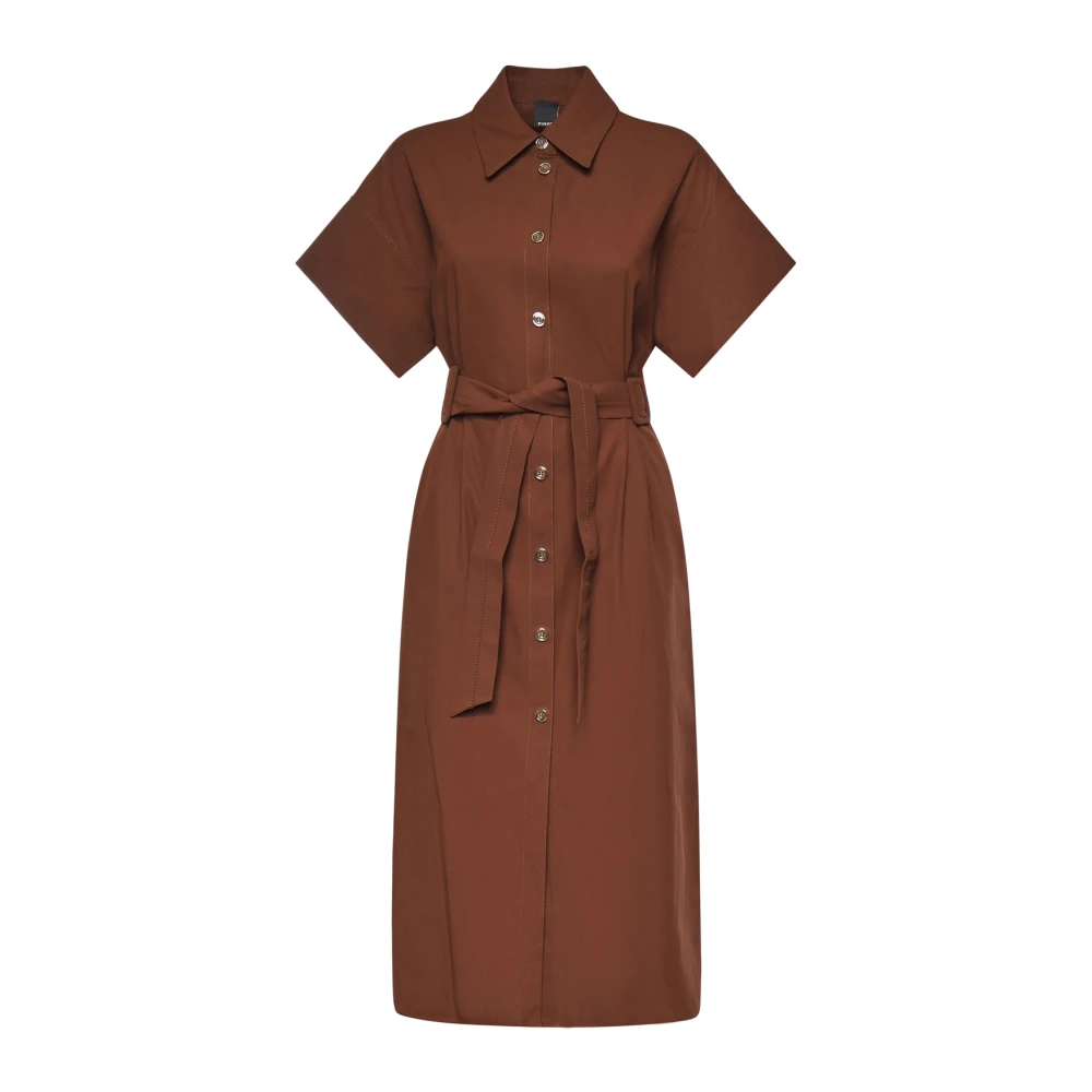 Pinko Women's Brown Alesha Dress - Shirt Dresses - Xs - Dresses