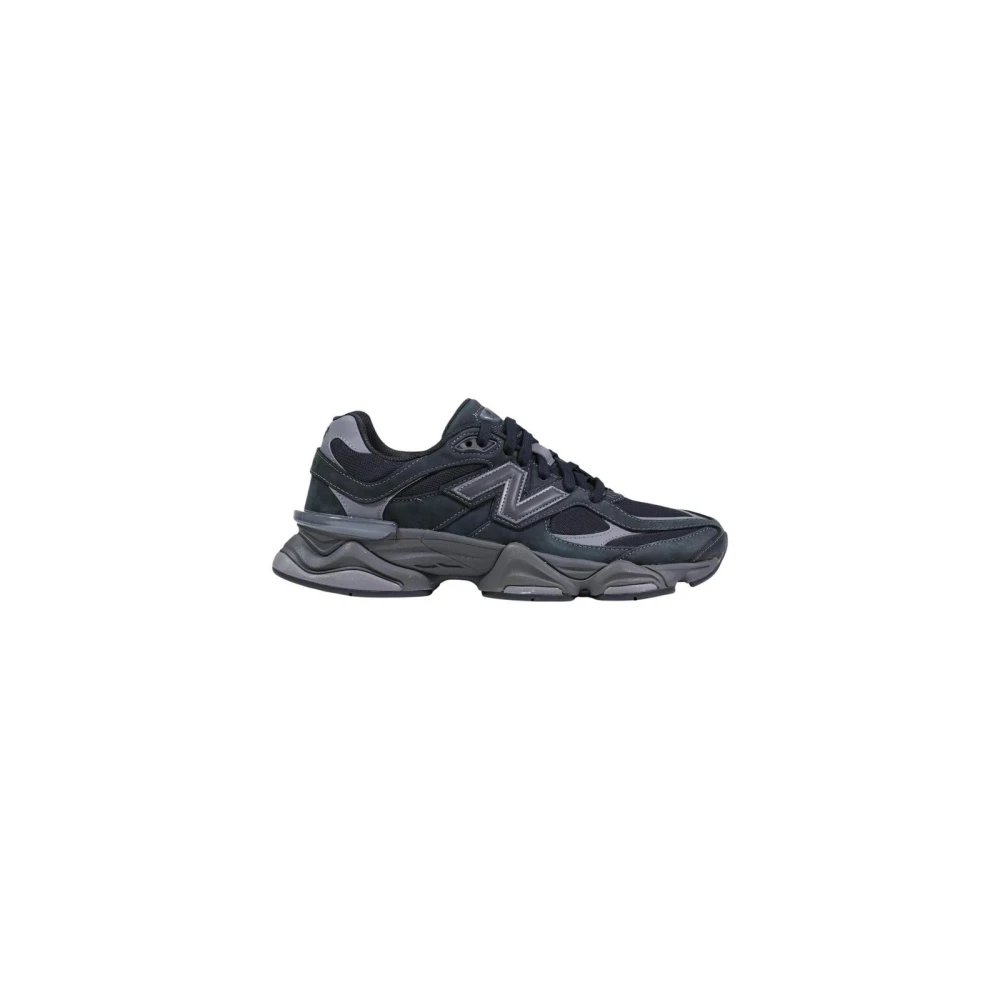 New Balance Leather Lace-Up Trainers - Male - Sneakers - Black - 8 Uk - Shoes